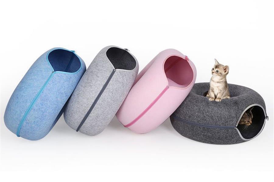 Casa plegable para gatos, suministros para mascotas, cama para gatos, perro de invierno