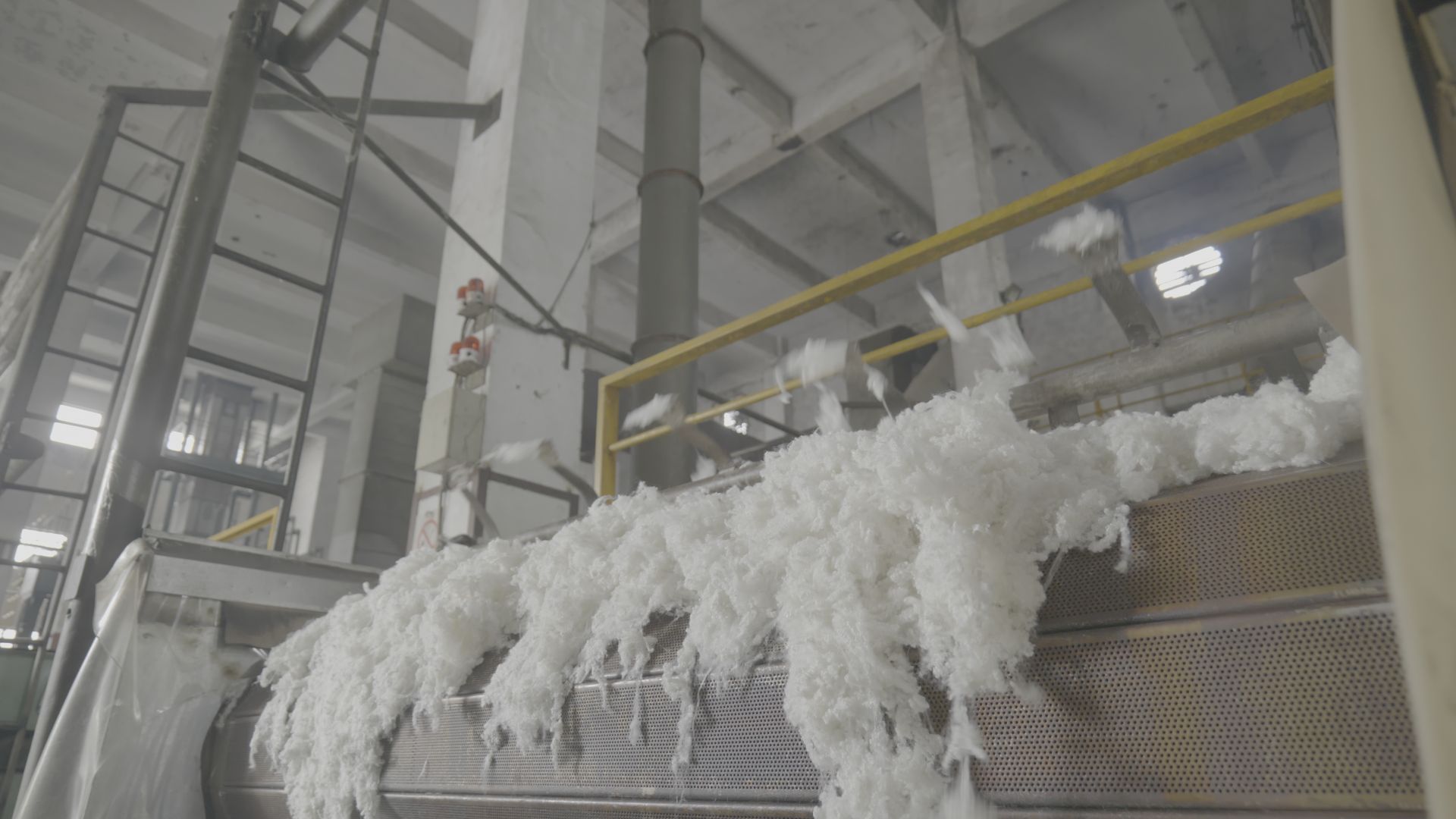 Polyester fiber production