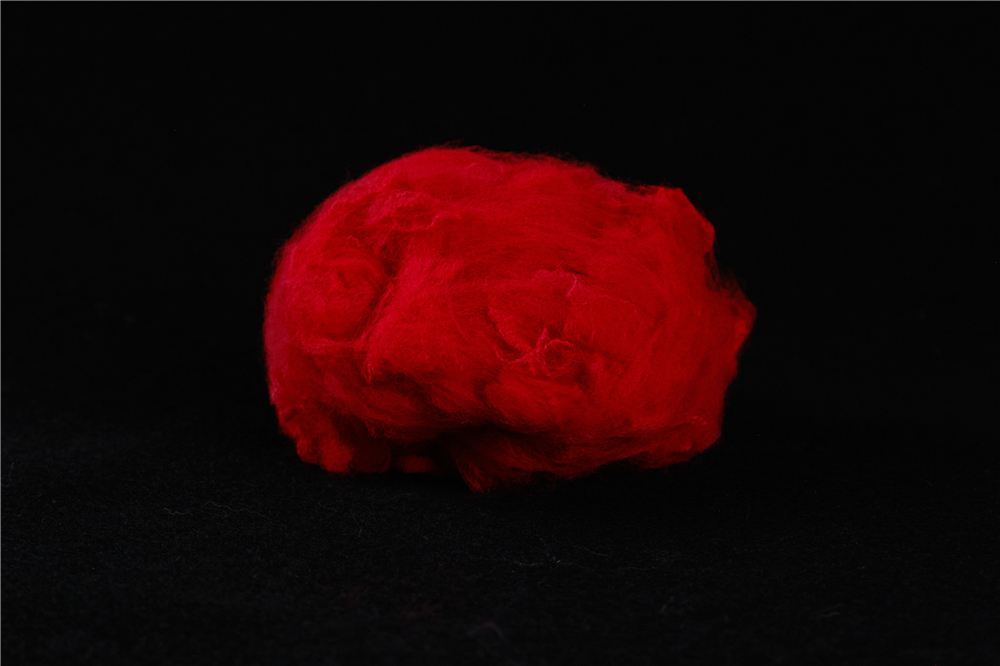6d*51 Red dyed fiber