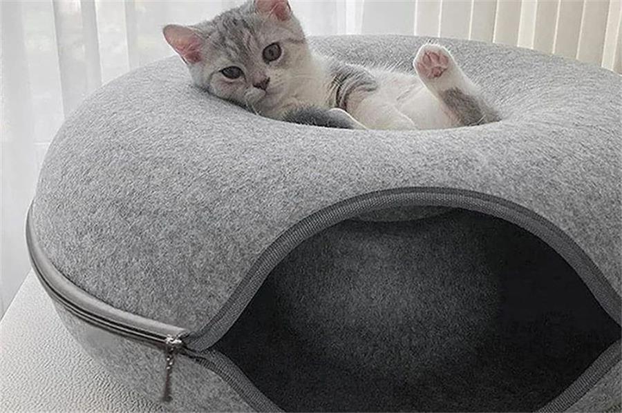 husdjursprodukter donut säng katter