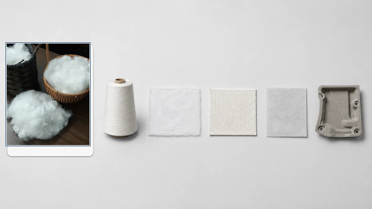 polyester-fiber-yarn-web-finished-component