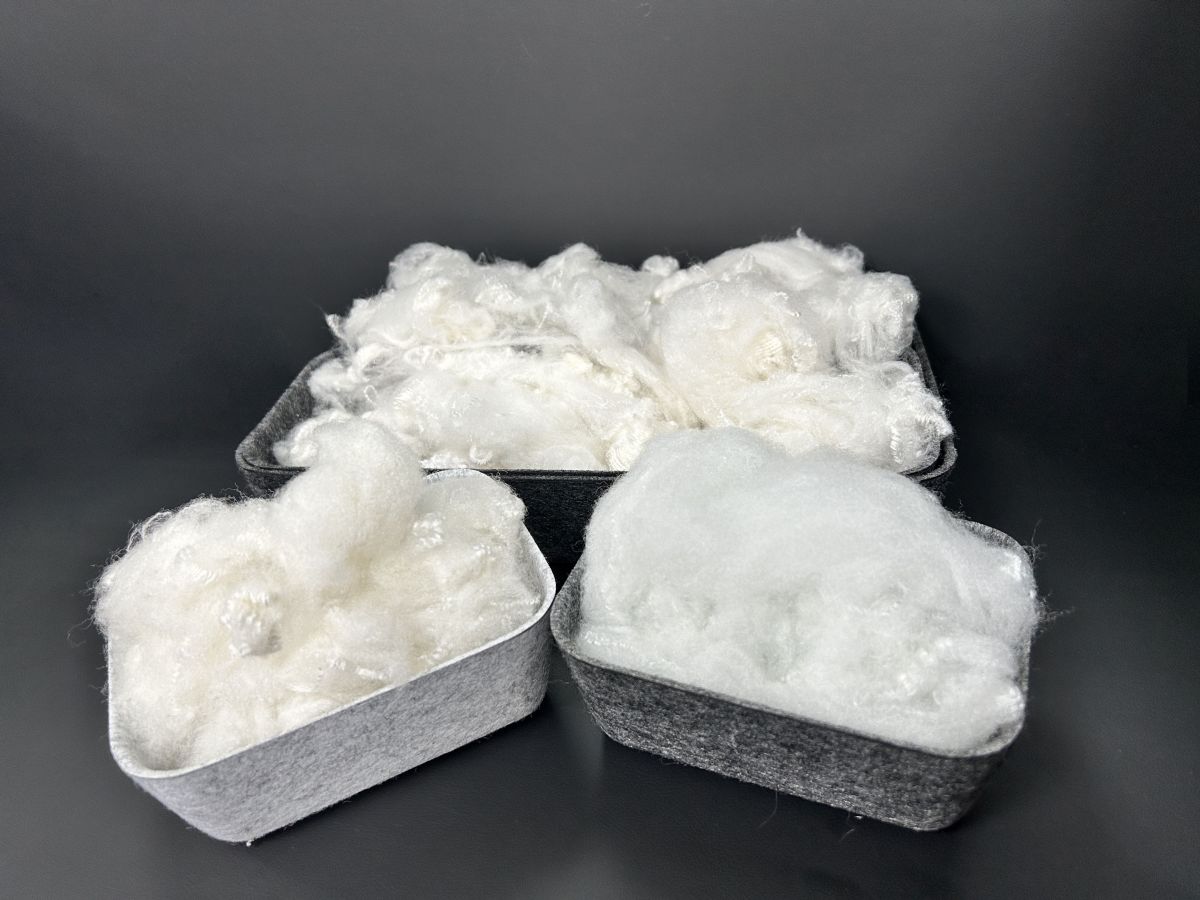recycled solid polyester fiber